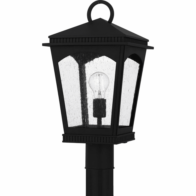 Quoizel HUK9010EK Huck Contemporary Earth Black Outdoor Post Lighting