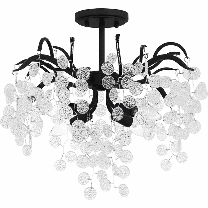 Quoizel MAP1720EK Maple Contemporary Earth Black Flush Mount Lighting