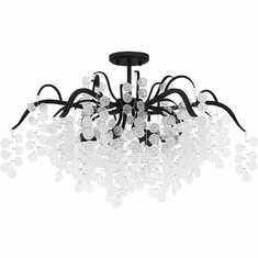 Quoizel MAP1728EK Maple Modern Earth Black Flush Lighting