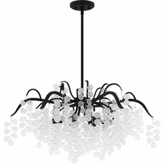 Quoizel MAP5028EK Maple Modern Earth Black Chandelier Lamp