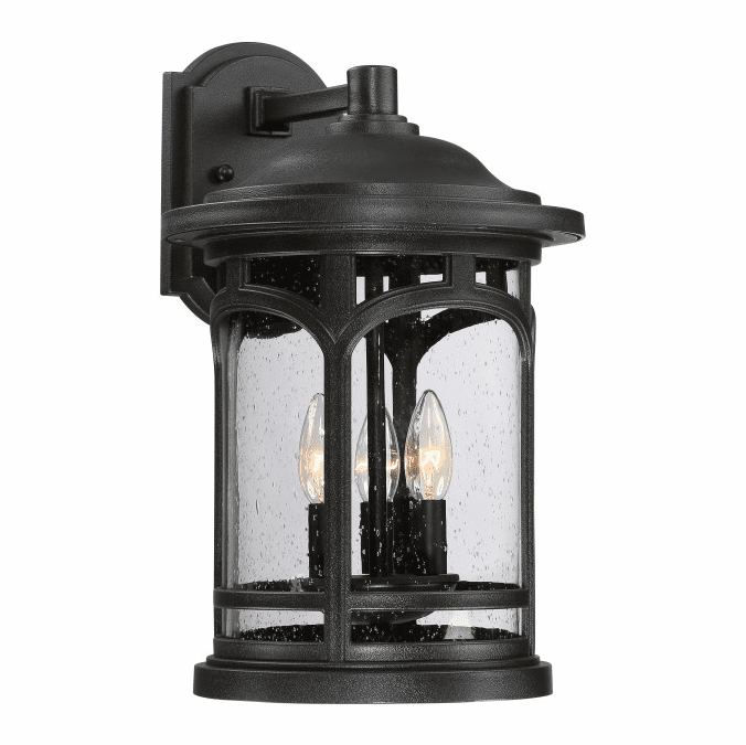Quoizel MBH8411K Marblehead Mystic Black Outdoor Wall Light Sconce