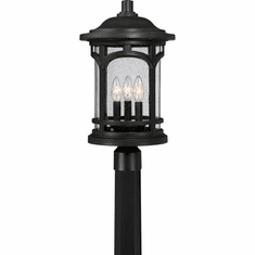 Quoizel MBH9011K Marblehead Mystic Black Exterior Lighting Post Light