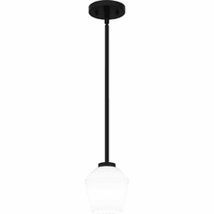 Quoizel NIE1505MBK Nielson Contemporary Matte Black Mini Pendant Light Fixture