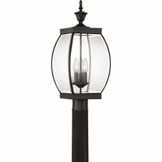 Quoizel OAS9009Z Oasis Outdoor Traditional Candelabra Post Lighting Fixture