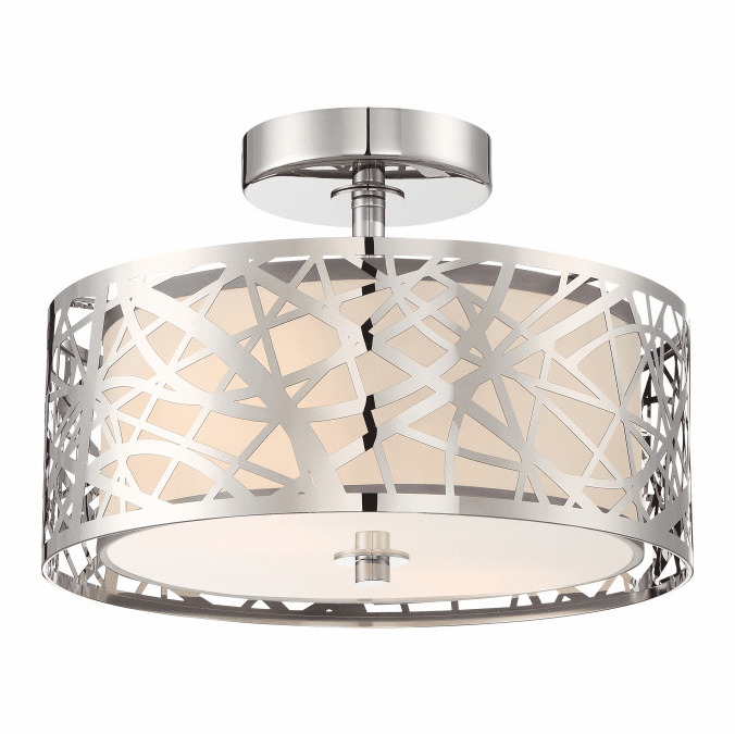 Quoizel PCAE1712C Platinum Collection Abode Contemporary Polished Chrome Overhead Lighting