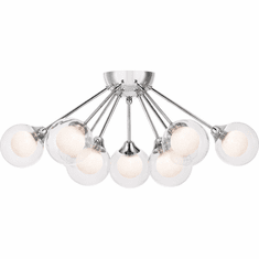 Quoizel PCSB1722C Platinum Collection Spellbound Contemporary Polished Chrome Overhead Light Fixture