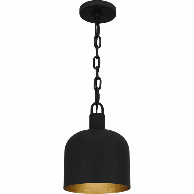 Quoizel QPP6206MBK Quoizel Piccolo Pendant Contemporary Matte Black Mini Drop Ceiling Lighting