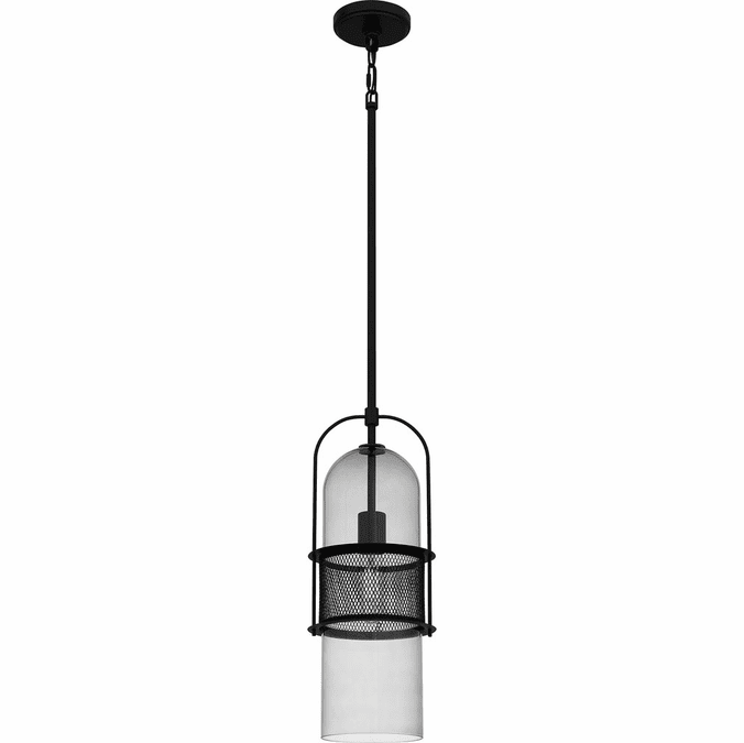 Quoizel QPP6221MBK Quoizel Piccolo Pendant Modern Matte Black Mini Pendant Lighting