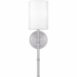 Quoizel QW16126AP Quoizel Wood Modern Antique Polished Nickel Wall Sconce Lighting