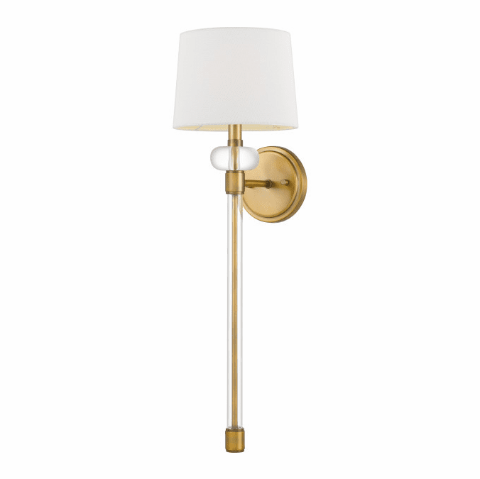 Quoizel QW4071WS Barbour Weathered Brass Wall Lamp