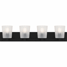 Quoizel RAY8632MBK Gray Modern Matte Black 4-Light Bathroom Light Sconce