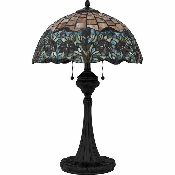 Quoizel TF16141MBK Tiffany Tiffany Matte Black Table Lamp - QUO-TF16141MBK