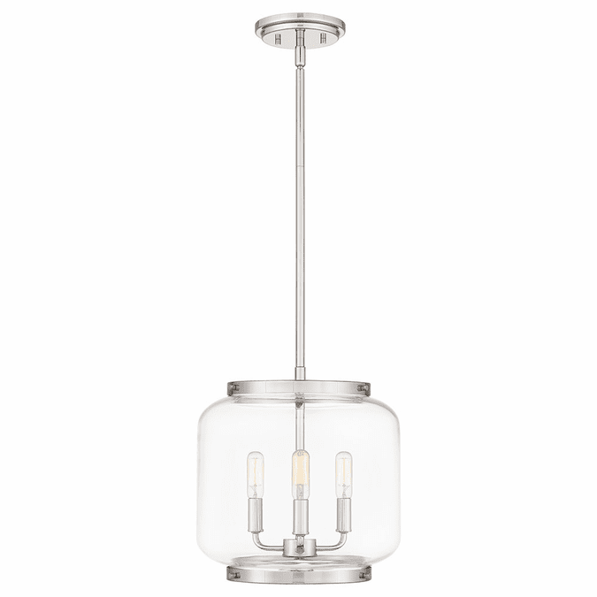 Quoizel TPY1512PK Tapley Modern Polished Nickel Pendant Light
