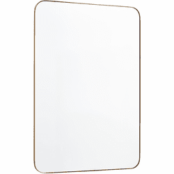 Quorum 12-2436-21 Stadium Mirrors Modern Gold Finished Wall Mounted Mirror
