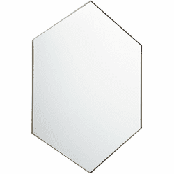 Quorum 13-2840-61 Hexagon Mirrors Contemporary Silver Finished Mirror