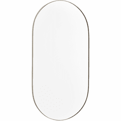Quorum 15-2140-61 Capsule Mirrors Contemporary Silver Finished Wall Mounted Mirror