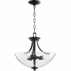 Quorum 2760-16-69 Reyes Textured Black Hanging Light