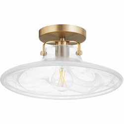 Quorum 2820-13-80 Contemporary Aged Brass Ceiling Lighting