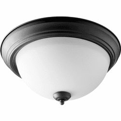 Quorum 3063-15-69 Textured Black 15.5" Ceiling Light