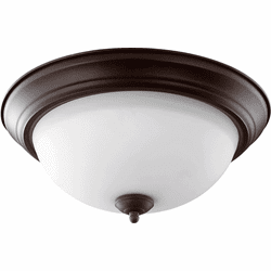 Quorum 3063-15-86 Oiled Bronze 15.5" Ceiling Light Fixture