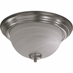 Quorum 3066-15-65 Satin Nickel 15.5" Flush Lighting