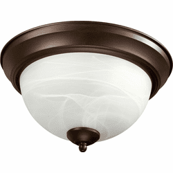 Quorum 3066-15-86 Oiled Bronze 15.5" Ceiling Light Fixture