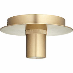 Quorum 322-80 Contemporary Aged Brass Ceiling Lighting Fixture
