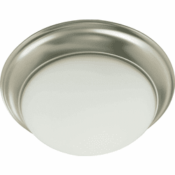 Quorum 3507-11-65 Satin Nickel Flush Lighting