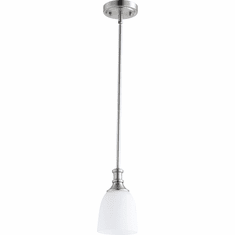 Quorum 3811-65 Richmond Satin Nickel Mini Hanging Pendant Lighting