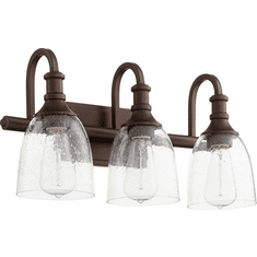 Quorum 5011-3-186 Richmond Oiled Bronze 3-Light Lighting For Bathroom
