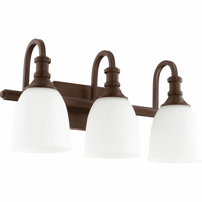 Quorum 5011-3-86 Richmond Oiled Bronze 3-Light Vanity Lighting