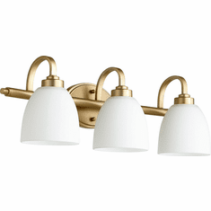 Quorum 5060-3-180 Reyes Aged Brass 3-Light Bath Sconce