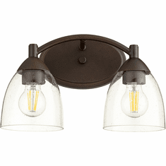 Quorum 5069-2-286 Barkley Oiled Bronze 2-Light Vanity Lighting