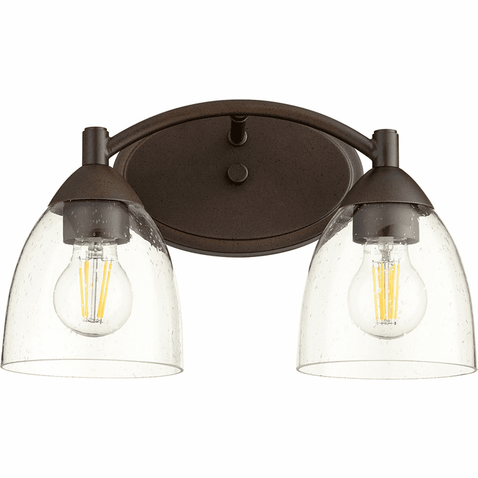 Quorum 5069-2-286 Barkley Oiled Bronze 2-Light Vanity Lighting