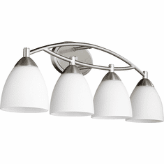 Quorum 5069-4-65 Barkley Satin Nickel 4-Light Bath Lighting Sconce