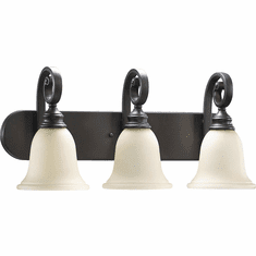 Quorum 5154-3-86 Bryant Oiled Bronze 3-Light Bathroom Vanity Lighting