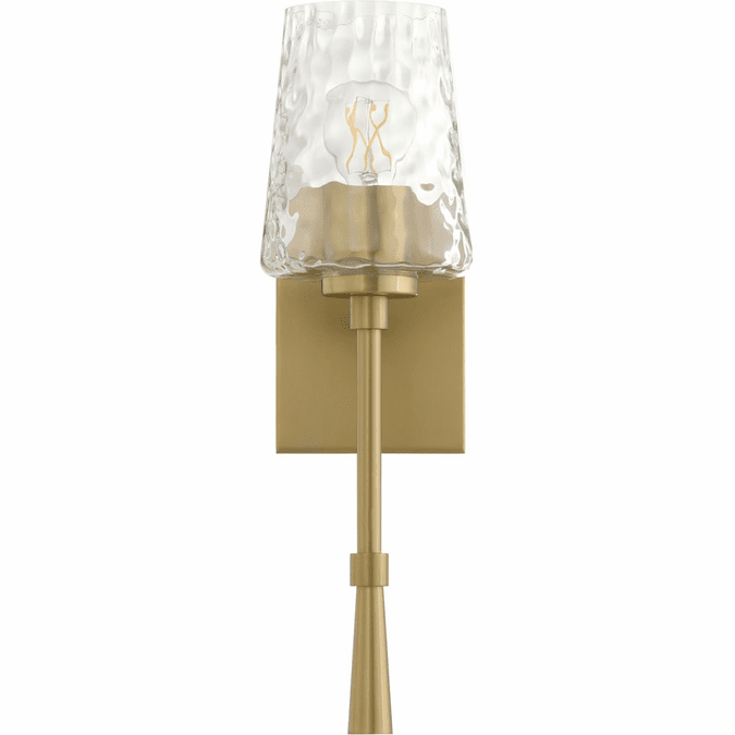 Quorum 5204-1-180 Goodwin Modern Aged Brass Wall Sconce