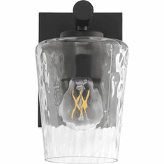Quorum 5204-1-59 Goodwin Modern Matte Black Wall Sconce Light