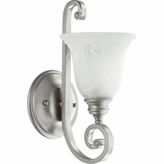 Quorum 5454-1-64 Bryant Classic Nickel Wall Lighting Fixture