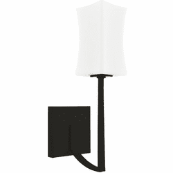 Quorum 581-1-59 Ayala Contemporary Matte Black Light Sconce