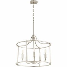 Quorum 646-5-65 Olympus Satin Nickel 21" Foyer Lighting