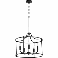 Quorum 646-5-69 Olympus Textured Black 21" Foyer Lighting