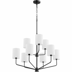 Quorum 657-9-59 Harmony Matte Black Chandelier Lighting