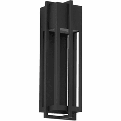 Quorum 711-18-169 Al Fresco Modern Textured Black LED Outdoor Wall Light Fixture