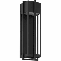 Quorum 711-23-169 Al Fresco Modern Textured Black LED Outdoor Wall Lamp