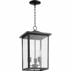 Quorum 723-11-69 Riverside Noir Outdoor Hanging Light Fixture