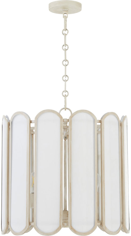Quorum 824452 Belleview Modern Washed Oak Drop Ceiling Lighting QRM