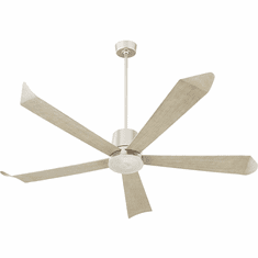 Quorum 82725-65 Rova Modern Satin Nickel Outdoor 72" Home Ceiling Fan