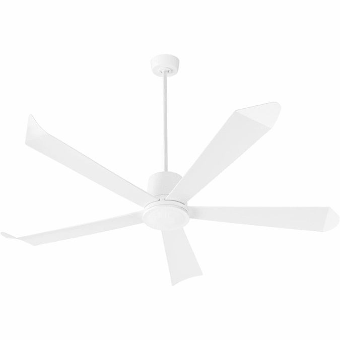 Quorum 82725-8 Rova Contemporary Studio White Outdoor 72" Ceiling Fan