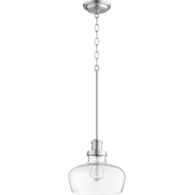 Quorum 8831-65 Satin Nickel Mini Pendant Lamp